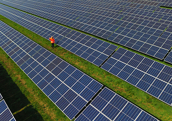 Installation solaire aux Pays-Bas